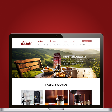Website Café Jandaia